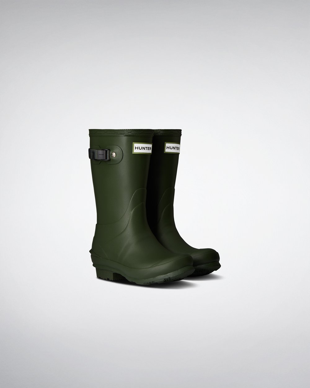 Hunter Niños Norris - Botas de Lluvia Verde - 962-RLQCON